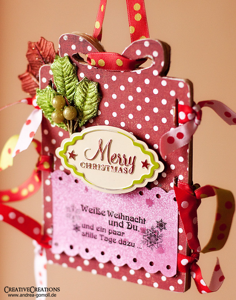 Andrea Gomoll Scrapvillage Weihnachten Scrapbooking