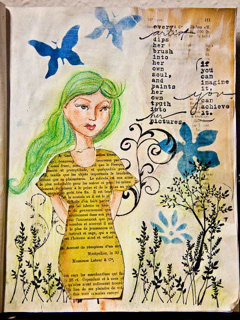 Mixed Media Art Journaling Anleitung