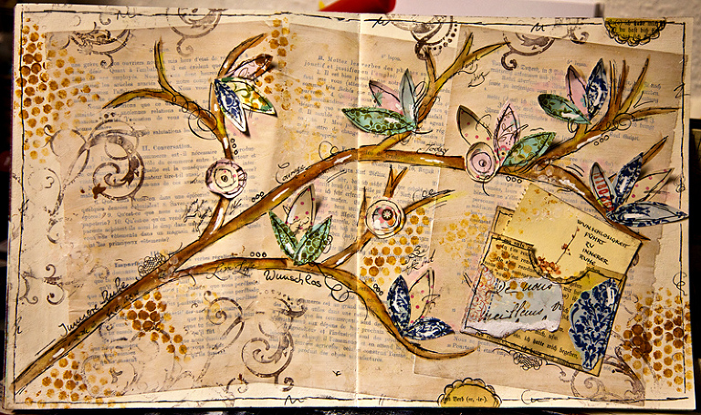 Junelle Jacobsen Christy Tomlinson Workshop Art Journal