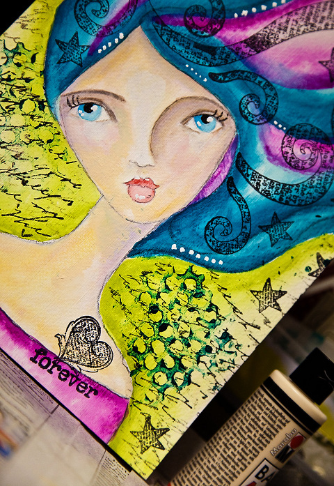 Andrea Gomoll ArtJournal Mixed Media Painting She Art