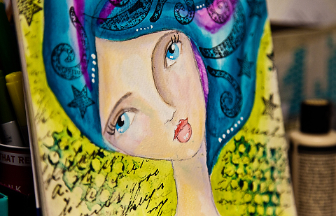 Andrea Gomoll ArtJournal Mixed Media Painting She Art