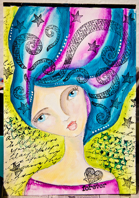 Andrea Gomoll ArtJournal Mixed Media Painting She Art