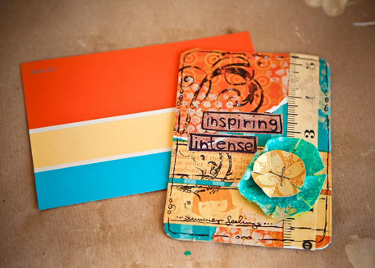 Scrapbook Projekt Ideen Mixed Media