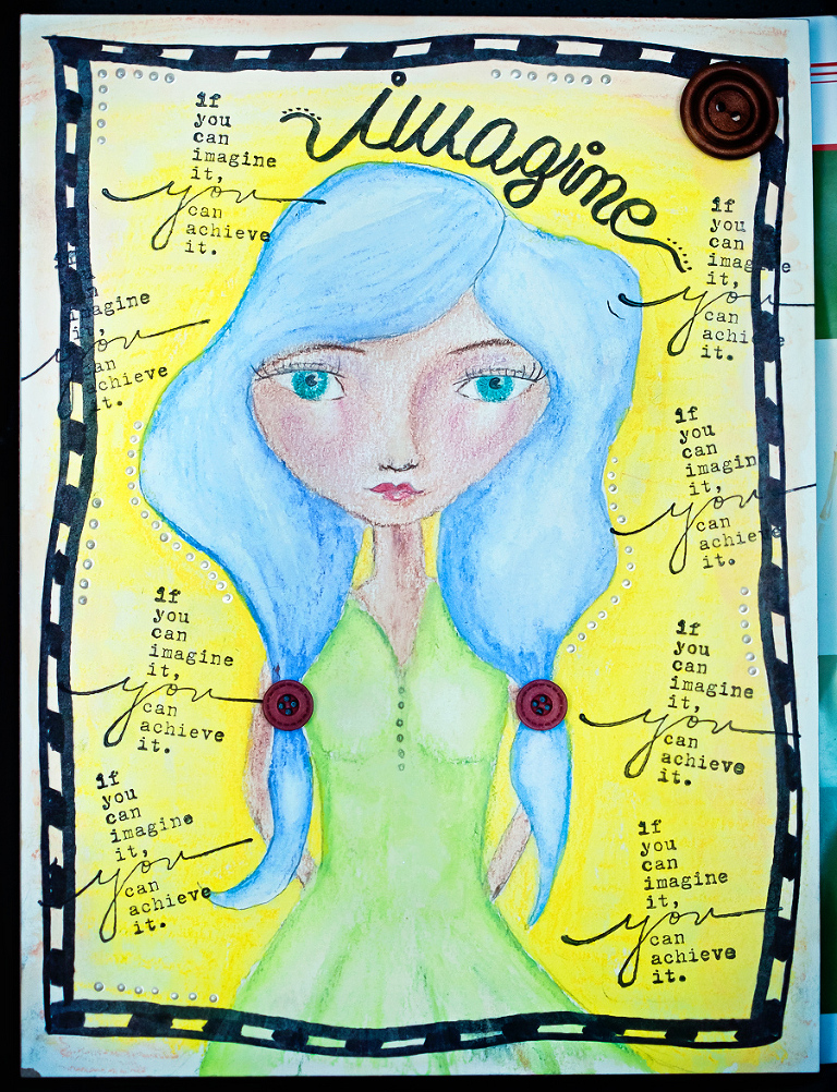 Art Journal Anleitung zeichnen