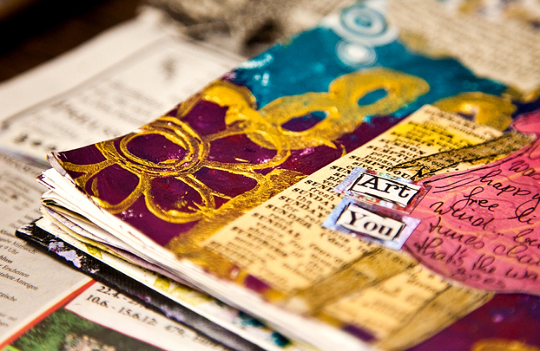 Mixed Media Tutorial Acrylic Paint Acrylfarbe