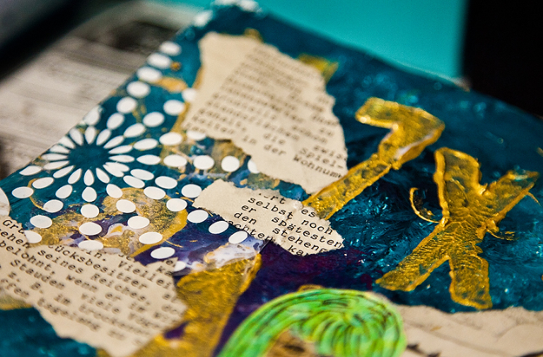 Mixed Media Tutorial Acrylic Paint Acrylfarbe