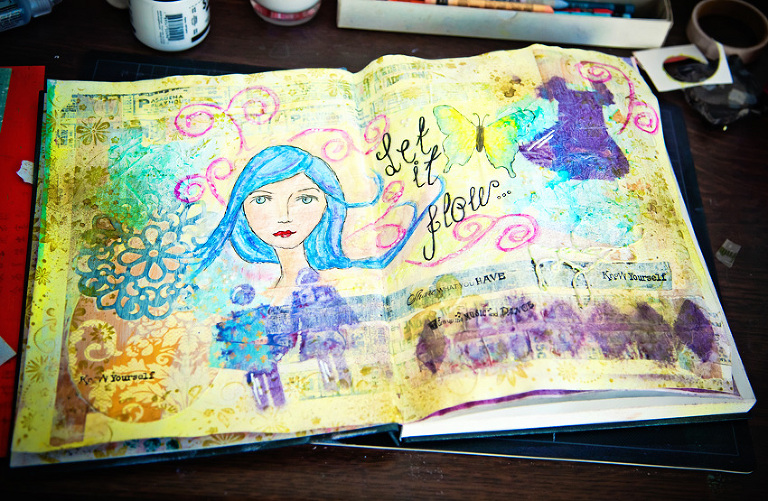 Andrea Gomoll Mixed Media Art Journaling