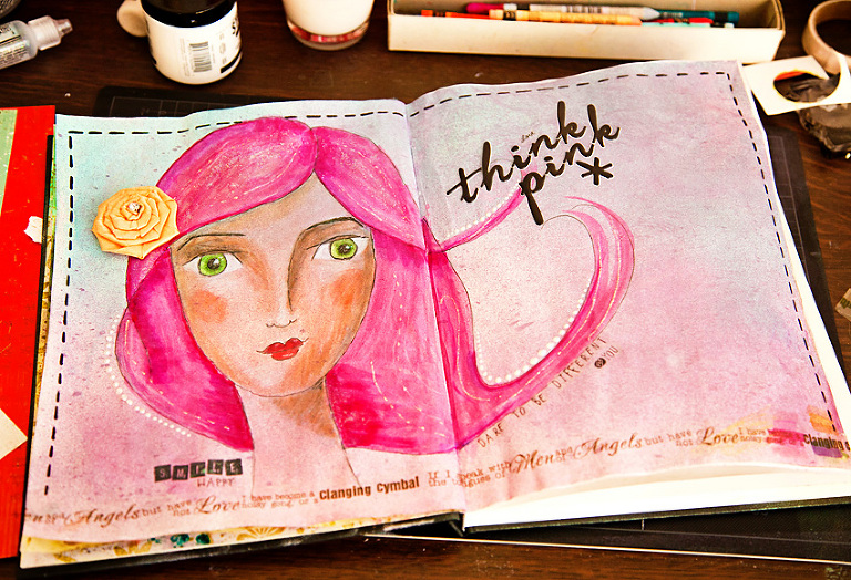 Andrea Gomoll Mixed Media Art Journaling