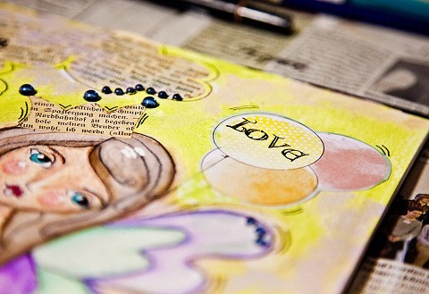 Mixed Media Art Journal She Art Anleitung Video