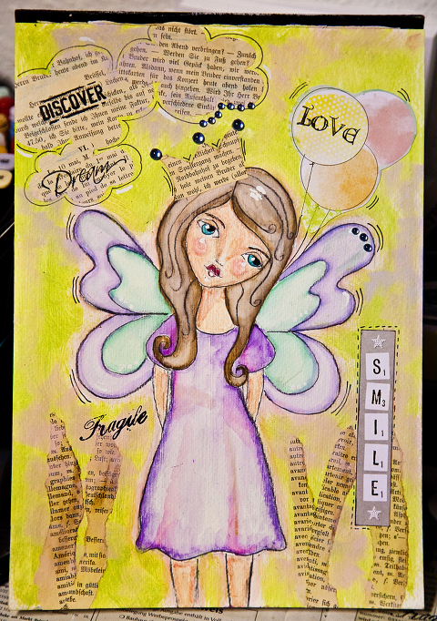 Mixed Media Art Journal She Art Anleitung Video