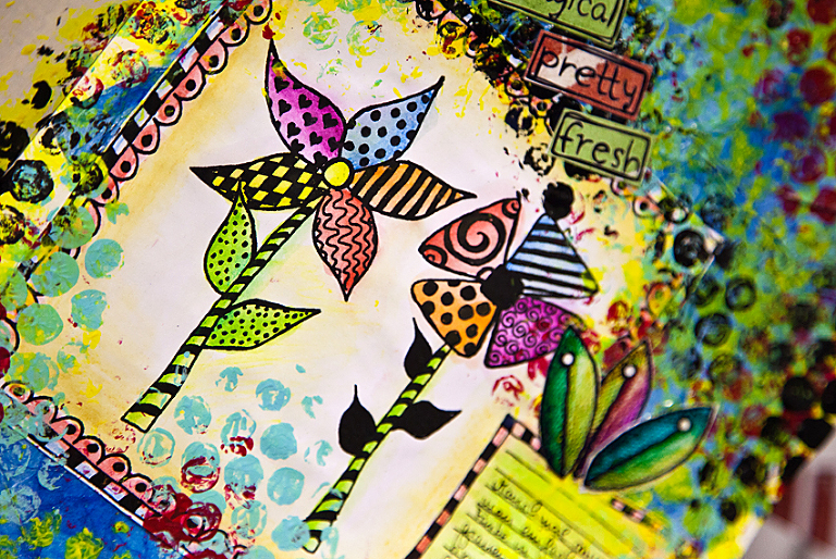 Andrea Gomoll MixedMedia Stempel CreativeCreations