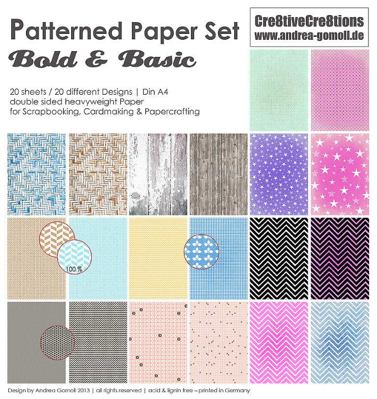 cre8tivecre8tions patterned paper