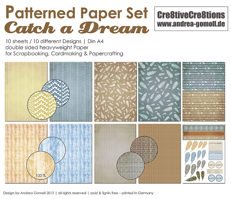 cre8tivecre8tions patterned paper