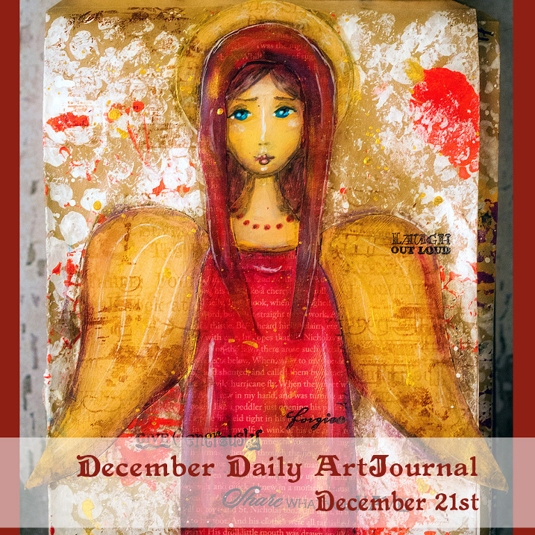Angel Artjournal Mixed Media