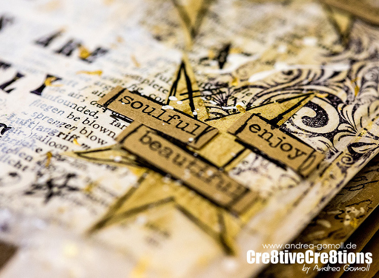 Artjournal Mixed Media Christmas