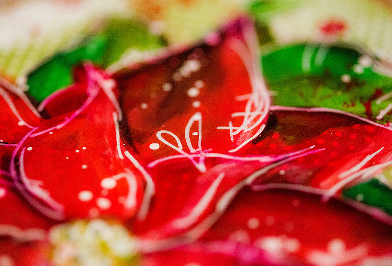 Poinsettia Artjournal Page