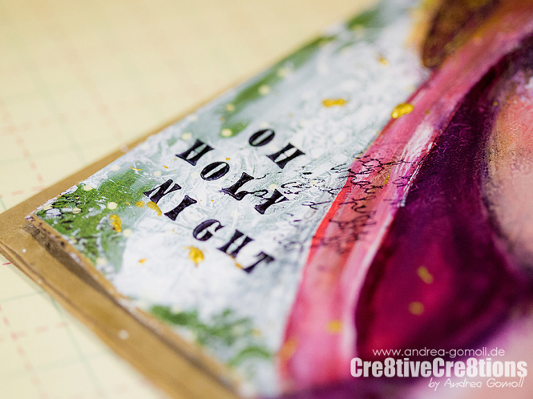 Artjournaling Mixed Media Christmas