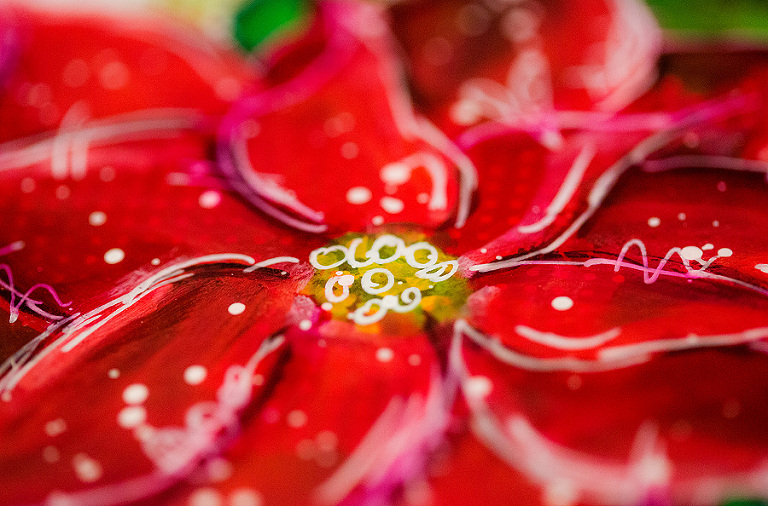 Poinsettia Artjournal Page