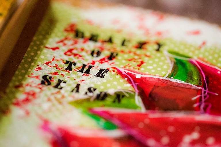 Poinsettia Artjournal Page