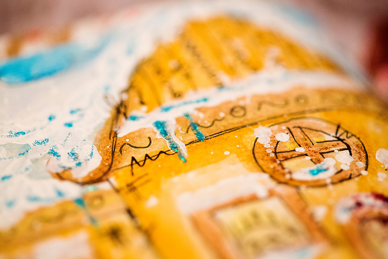 Watercolor Winter Scene