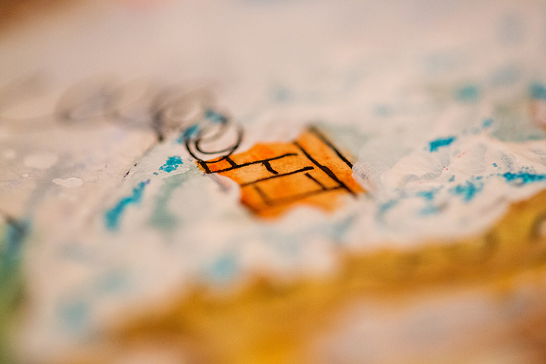 Watercolor Winter Scene