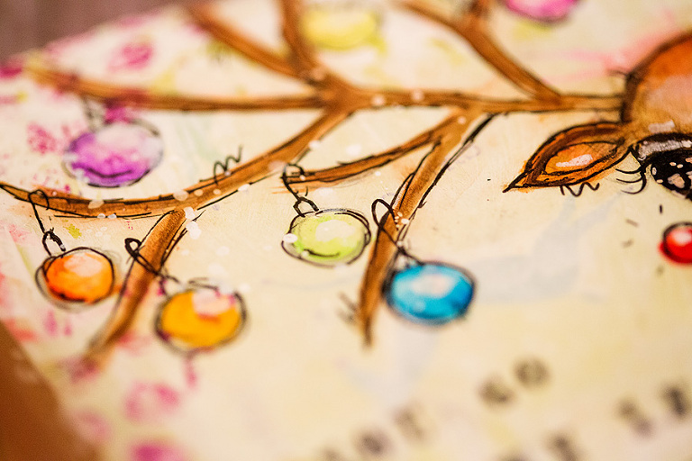 Christmas Reindeer Watercolor