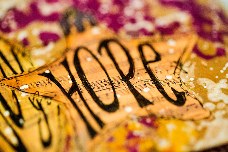 Joy Hope Magic Artjournal Page