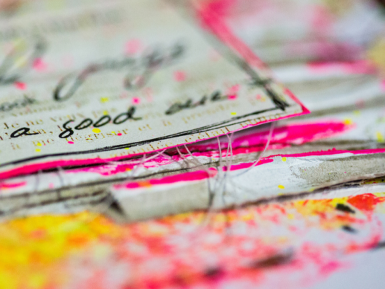gelliplate print artjournal page
