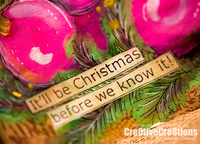 December Daily Art Journal by Andrea Gomoll