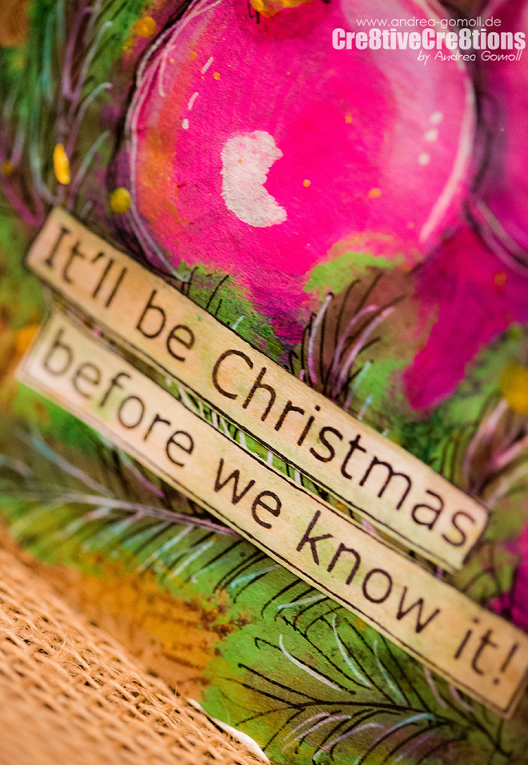 December Daily Art Journal by Andrea Gomoll