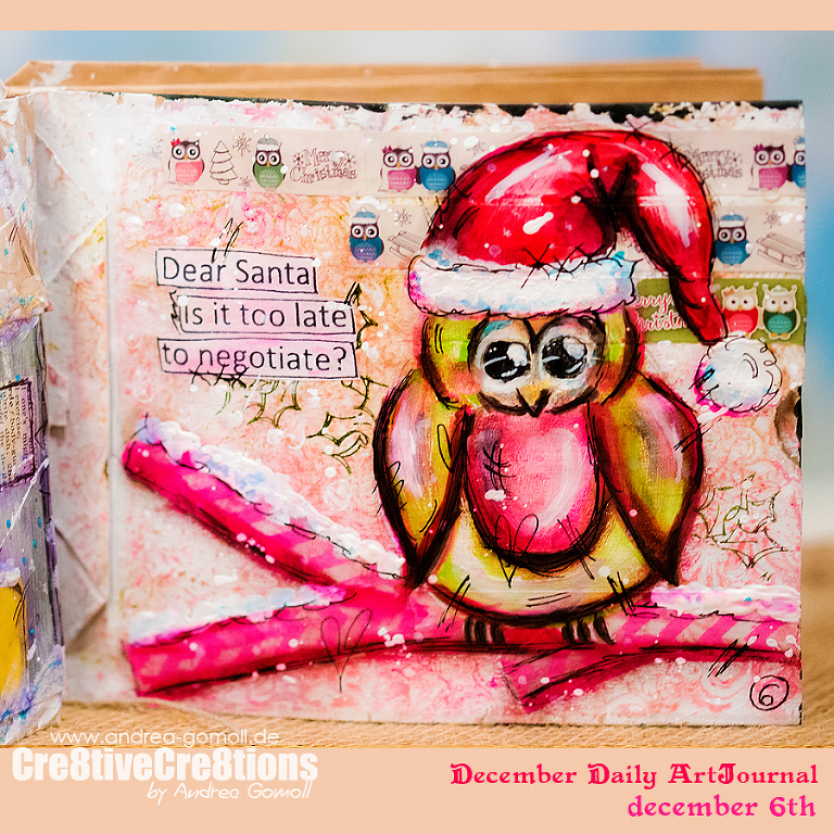 December Artjournal by Andrea Gomoll