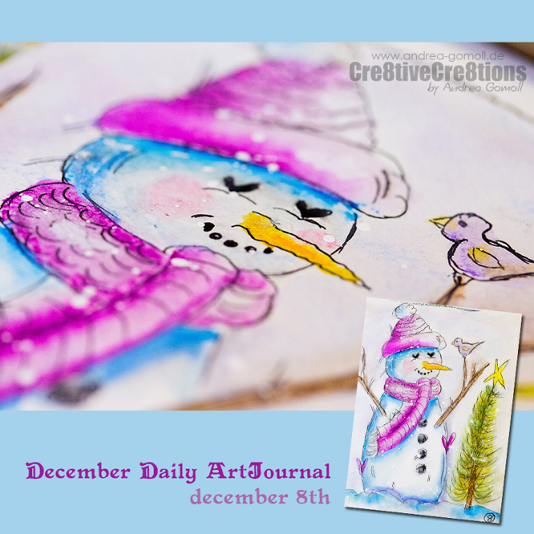 art journal december daily by andrea gomoll-december 8th