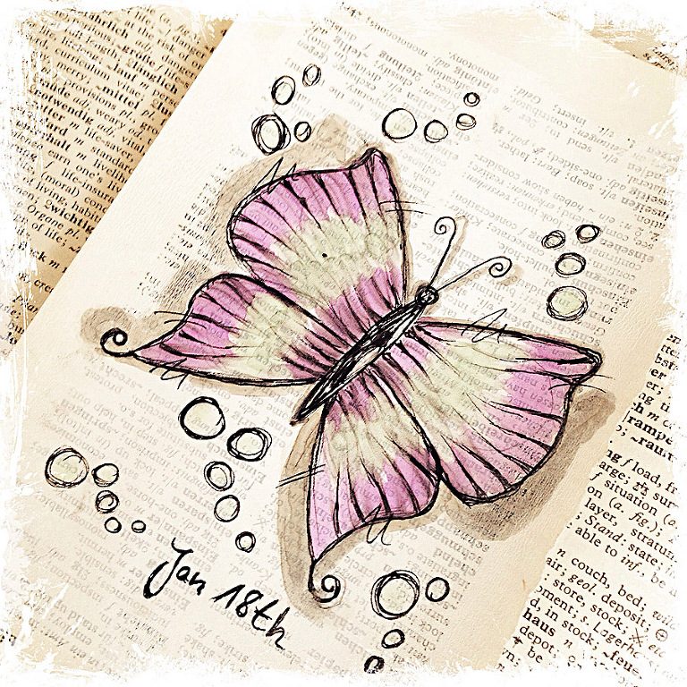 Daily Bookpage Sketch by Andrea Gomoll