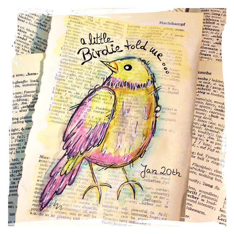 Daily Bookpage Sketch by Andrea Gomoll