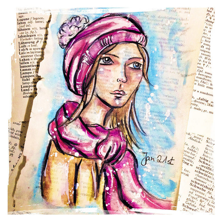 Daily Bookpage Sketch by Andrea Gomoll