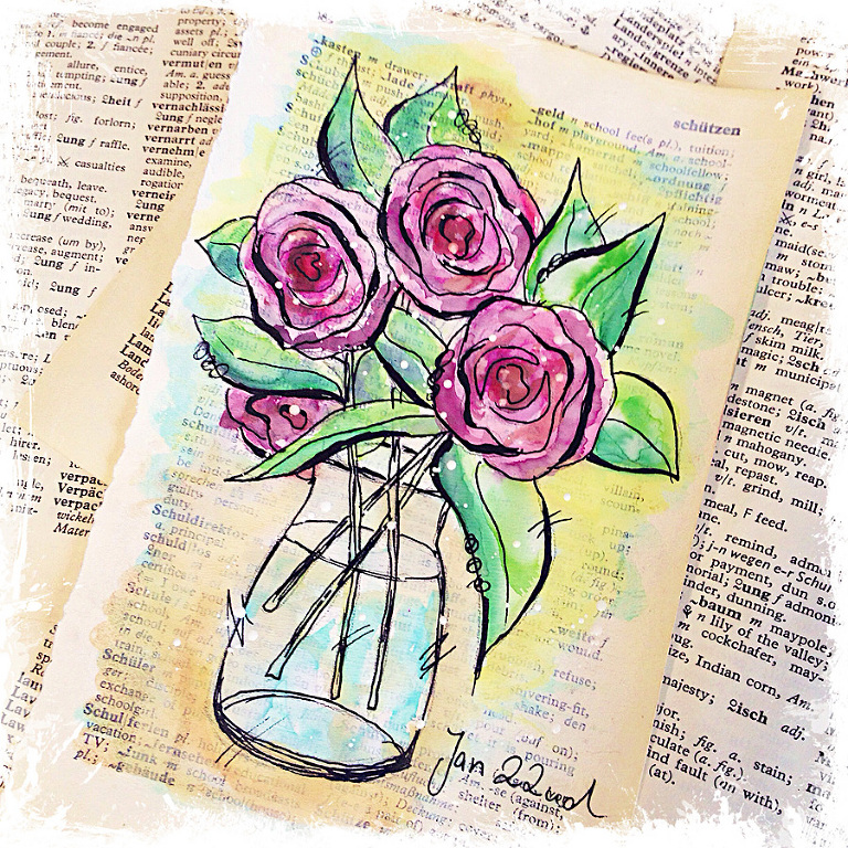 Daily Bookpage Sketch by Andrea Gomoll