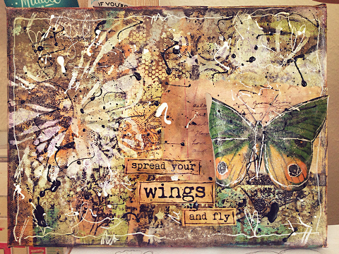 Mixed Media Canvas by Andrea Gomoll