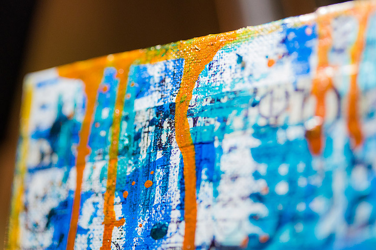 Mixed Media Canvas Facecinating Girls