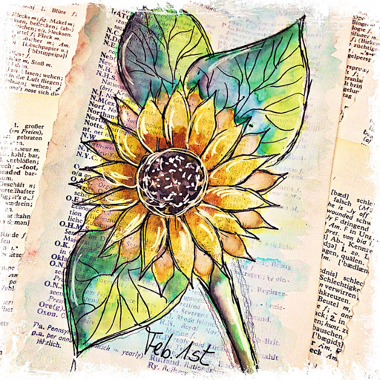 Daily Bookpagesketch February 
