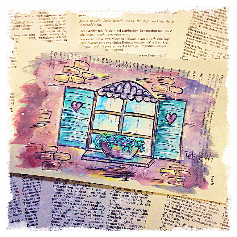 Daily Bookpagesketch February 