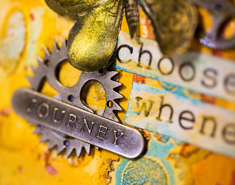 steampunk artjournal page