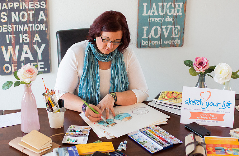 Sketch your Life Online Class sketchbook