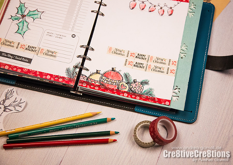 free christmas printable gifttag filofax planner
