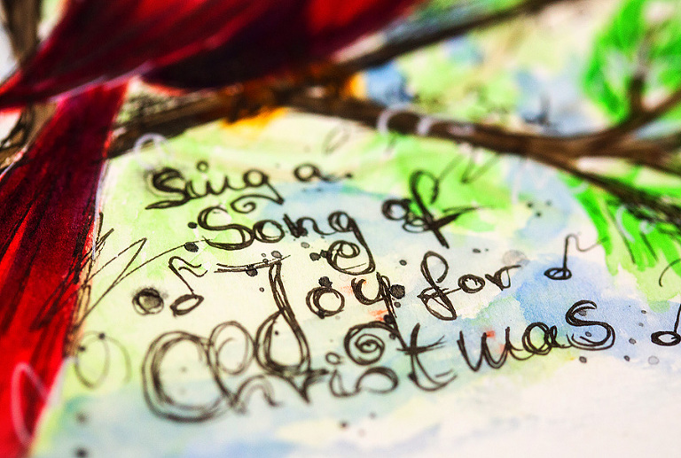 December Daily Artjournal-December 3rd