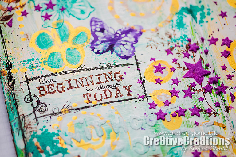 Artjournal Page The Documented Life Project 2015 by Andrea Gomoll