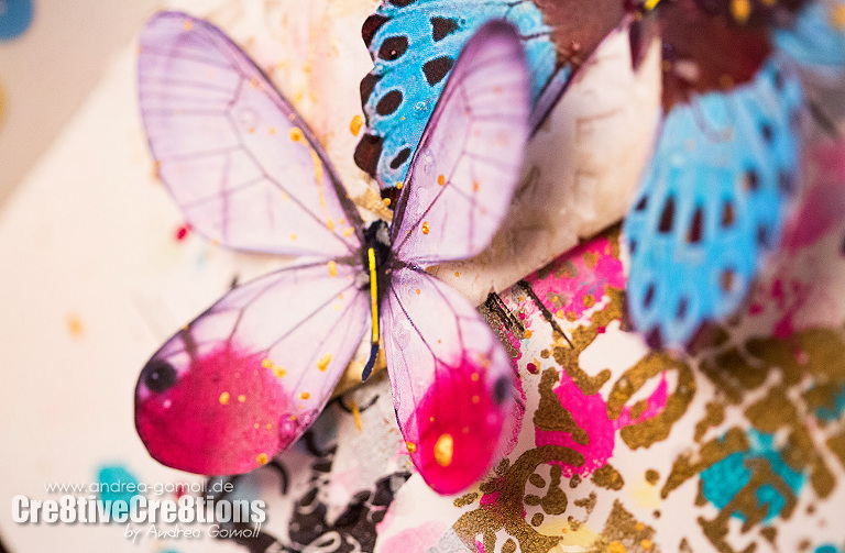 Mixed Media Artjournalpage Tutorial Butterflies