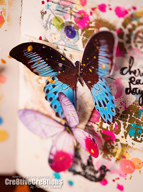 Mixed Media Artjournalpage Tutorial Butterflies