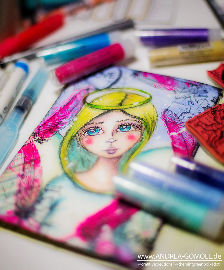 Artjournal Page little Angel