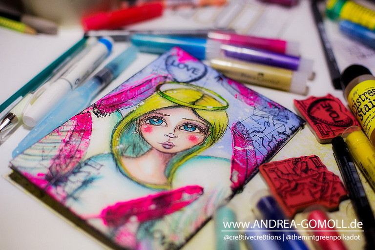 Artjournal Page little Angel