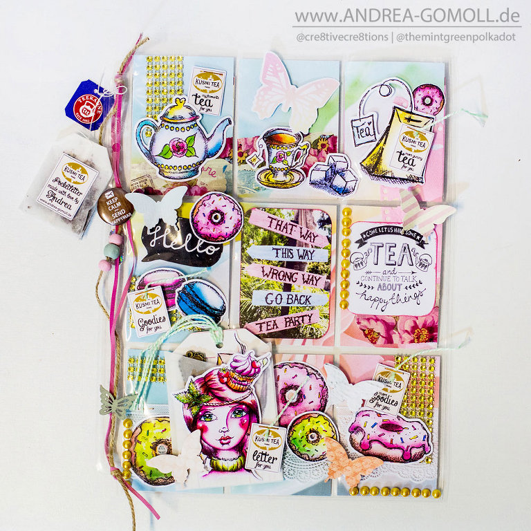 Coffee and Tea themed Pocketletters by Cre8tive Cre8tions by Andrea Gomoll